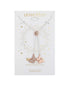 Unwritten Silver Plated Rose Gold Two-Tone Butterfly Adjustable Bolo Necklace OS